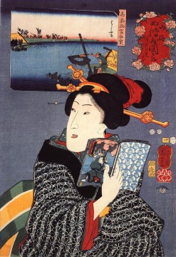 women 10 Utagawa Kuniyoshi Ukiyo e Oil Paintings